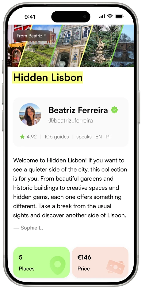Octripus guide Hidden Lisbon by Beatriz Ferreira